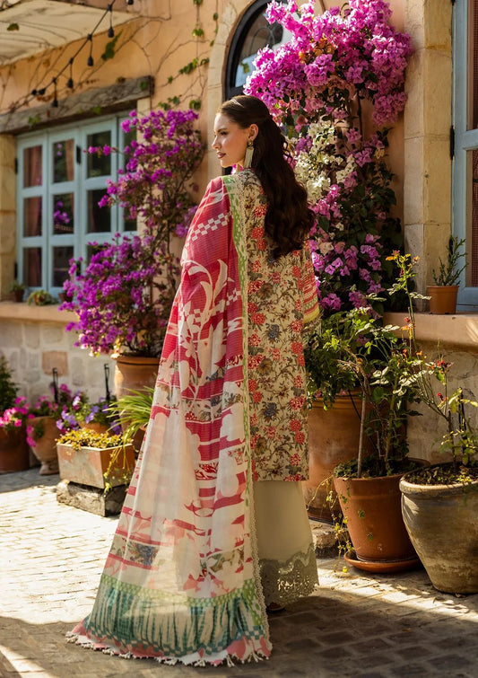 Maroon Chikankari Embroidered Lawn Suit 3-Piece Set with Stone Work Cutwork Dupatta